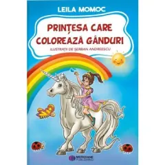 Coperta cărții Prințesa care colorează gânduri