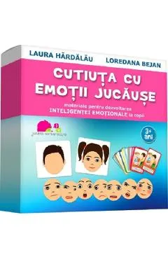 Coperta cărții Cutiuta cu emotii jucause - Laura Hardalau, Loredana Bejan