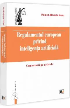Coperta cărții Regulamentul european privind inteligenta artificiala