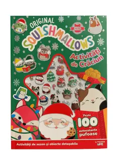 Coperta cărții Original Squishmallows. Activități de Crăciun