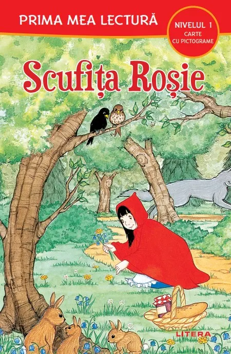 Coperta cărții Scufita Rosie (Nivelul 1 Carte cu pictograme)