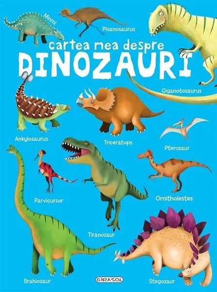 Coperta cărții Cartea mea despre dinozauri