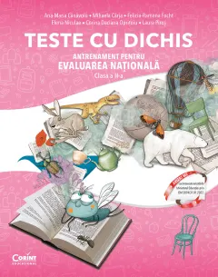 Coperta cărții TESTE CU DICHIS. Antrenament pentru EVALUAREA NAȚIONALĂ – Clasa a II-a