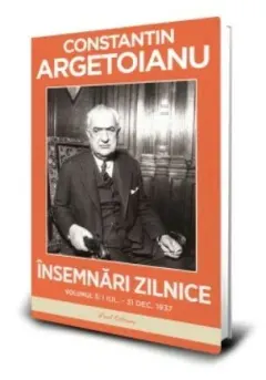 Coperta cărții Insemnari zilnice. Volumul 3, 1 iulie - 31 decembrie, 1937