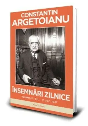 Coperta cărții Insemnari zilnice. Volumul 3, 1 iulie - 31 decembrie, 1937