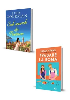 Coperta cărții Pachet Sub soarele din Positano + Evadare la Roma. Set 2 carti