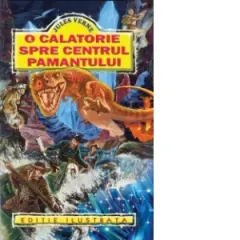 Coperta cărții O calatorie spre centrul Pamantului