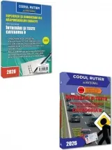 Coperta cărții Intrebari si teste pentru obtinerea permisului auto categoria B - editia 2026