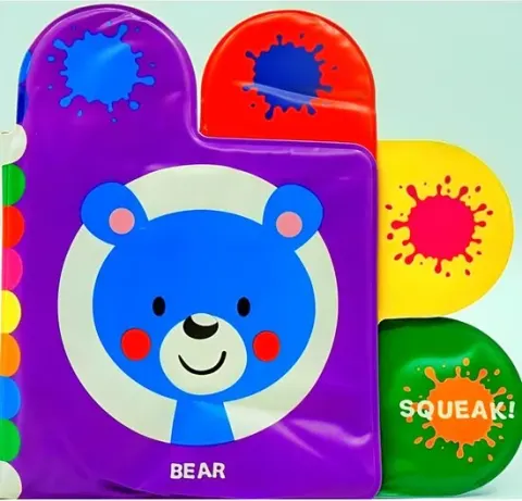 Coperta cărții Squeaky Bath Books – Bear and Leaf