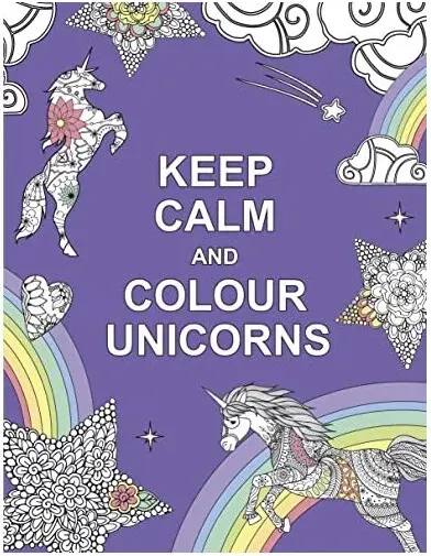 Coperta cărții Keep Calm and Colour Unicorns