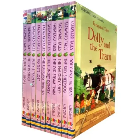 Coperta cărții Usborne First Reading Farmyard Tales Collection