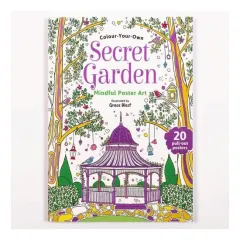 Coperta cărții Secret Garden Wall Art Colouring Book, A4 Pull Ou(...)