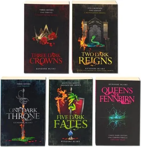 Coperta cărții Three Dark Crowns 5 Books Collection Set