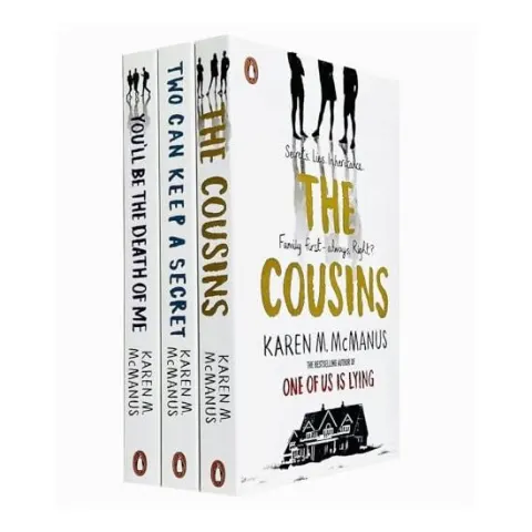 Coperta cărții Karen M. McManus 3 Books Collection Set (The Cousins, Two Can Keep a Secret, You will be the Death of Me)