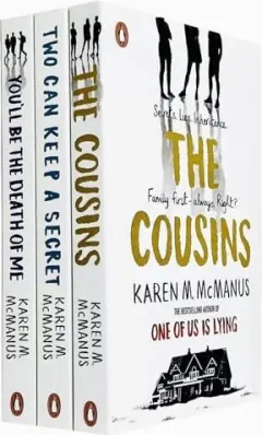 Coperta cărții Karen M. McManus 3 Books Collection Set (The Cousins, Two Can Keep a Secret, You will be the Death of Me)