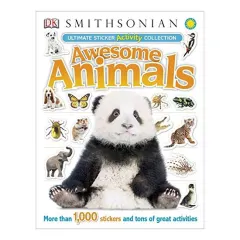 Coperta cărții Ultimate Sticker Activity Collection Awesome Animals, Dorling Kindersley