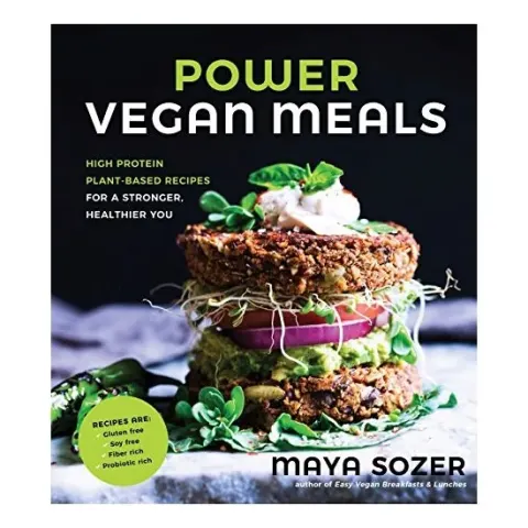 Coperta cărții Power vegan meals, Maya Sozer