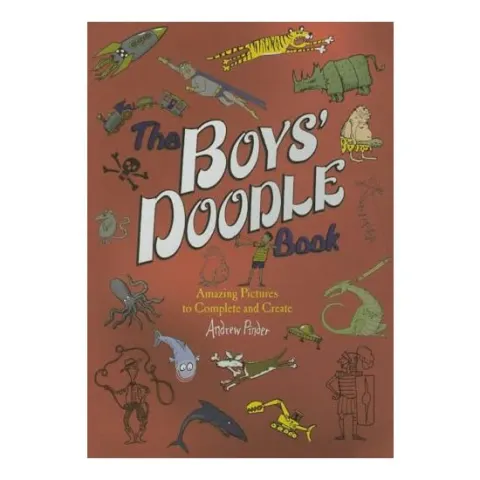 Coperta cărții Boys' Doodle Book, Andrew Pinder