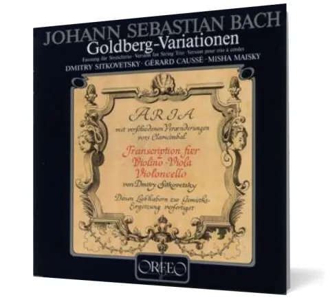 Coperta cărții Johann Sebastian Bach - Goldberg-Variationen