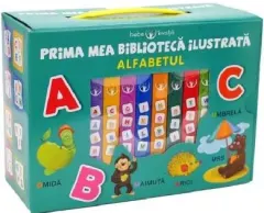 Coperta cărții Prima mea biblioteca ilustrata. Alfabetul. Cutie 8 carticele