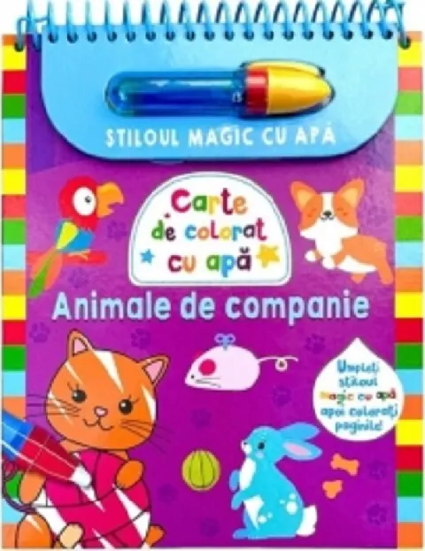 Coperta cărții Stiloul magic cu apa. Animale de companie