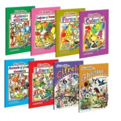 Coperta cărții Pachet 8 carti de colorat Sa invatam&…