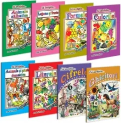 Coperta cărții Pachet 8 carti de colorat Sa invatam&…