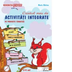 Coperta cărții Veverita stie tot. Caietul meu de activitati integrate pe proiecte tematice grupa mica 3-4 ani