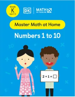 Coperta cărții Math - No Problem! Numbers 1 to 10, Kindergarten Ages 5-6