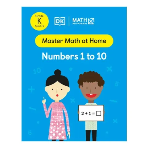 Coperta cărții Math - No Problem! Numbers 1 to 10, Kindergarten Ages 5-6