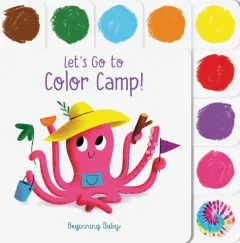 Coperta cărții Let's go to color camp