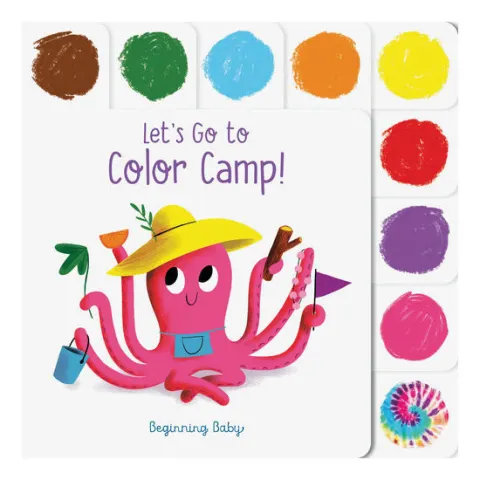 Coperta cărții Let's go to color camp