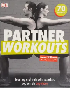 Coperta cărții Partner workouts: team up and train with exercises you can do anywhere