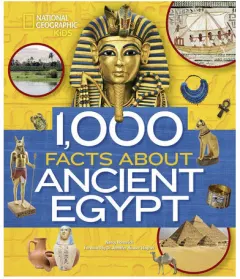 Coperta cărții 1,000 facts about ancient Egypt