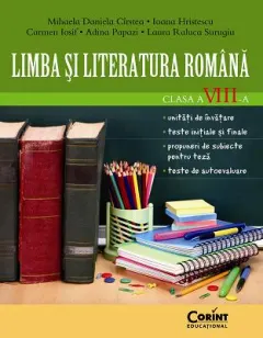 Coperta cărții LIMBA SI LITERATURA ROMANA CLASA a VIII-a