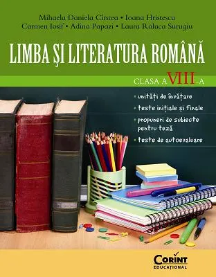 Coperta cărții LIMBA SI LITERATURA ROMANA CLASA a VIII-a
