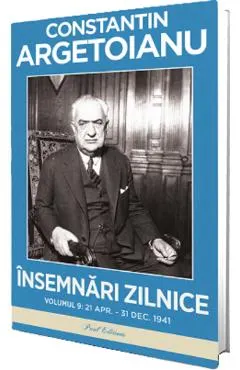 Coperta cărții Insemnari zilnice Vol.9: 21 aprilie-31 decembrie 1941