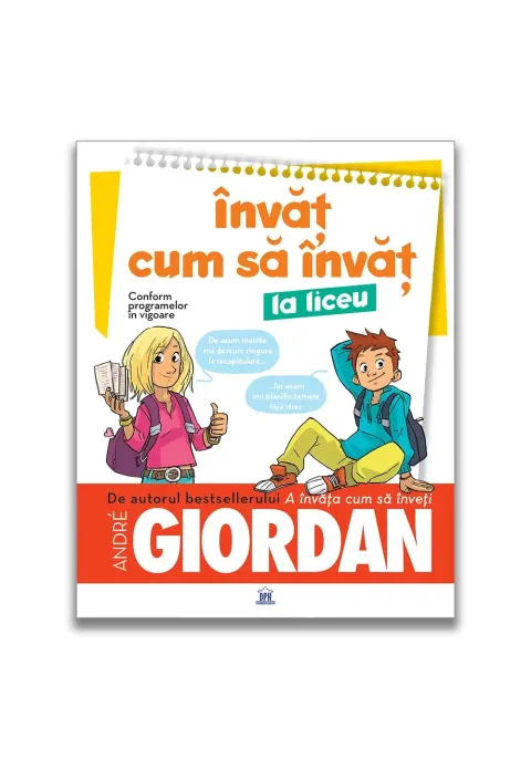 Coperta cărții Învăț cum să învăț la liceu