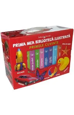 Coperta cărții Prima mea biblioteca ilustrata (8 carticele). Primele cuvinte |