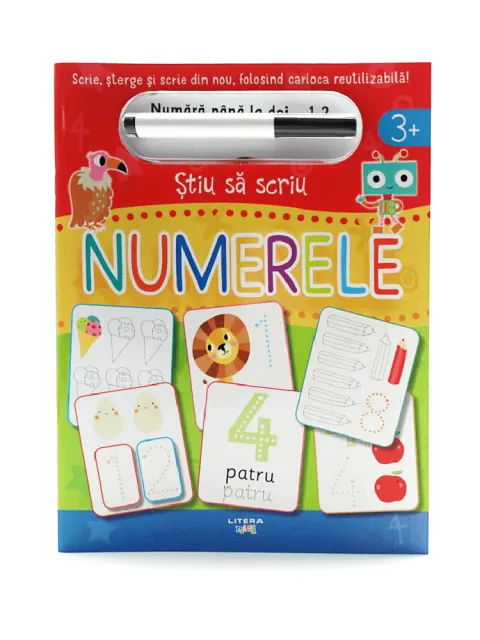 Coperta cărții Știu să scriu: Numerele