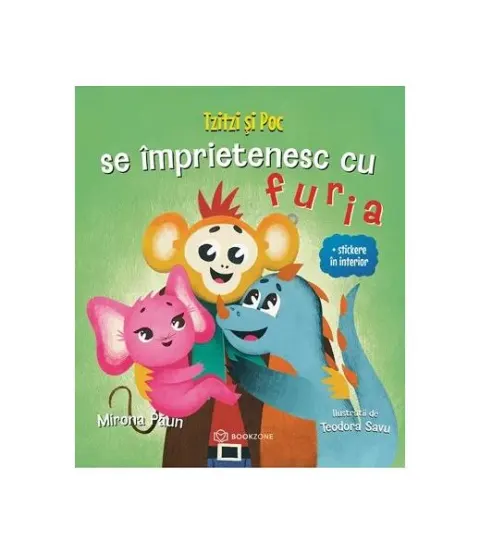 Coperta cărții Tzitzi și Poc se împrietenesc cu furia