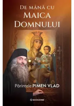 Coperta cărții De mână cu Maica Domnului