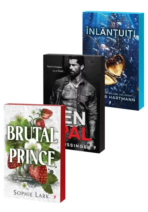 Coperta cărții Pachet Brutal Prince + Pen Pal + Inlantuiti. Set 3 carti