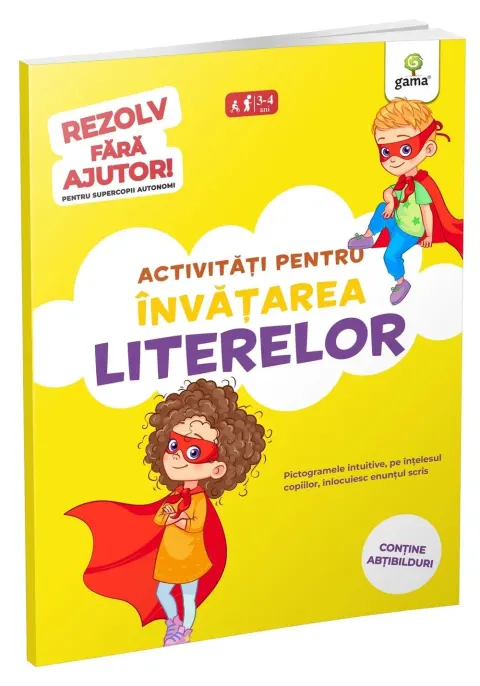 Coperta cărții Activitati pentru invatarea literelor • 3-5 ani