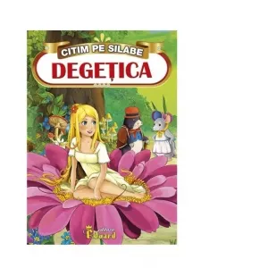 Coperta cărții Citim pe silabe - Degetica