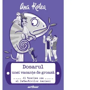 Coperta cărții Dosarul unei vacante de groaza: Al treilea caz al Detectivilor Aerieni