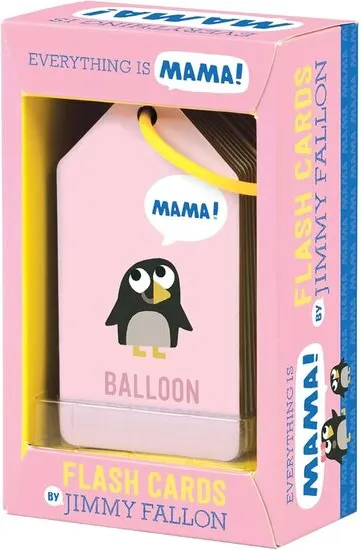 Coperta cărții Jimmy Fallon Everything Is Mama Flash Cards