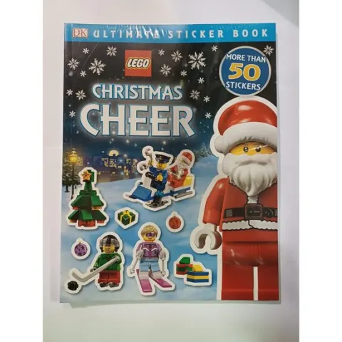 Coperta cărții Lego Ultimate Sticker Book Christmas Cheer, DK
