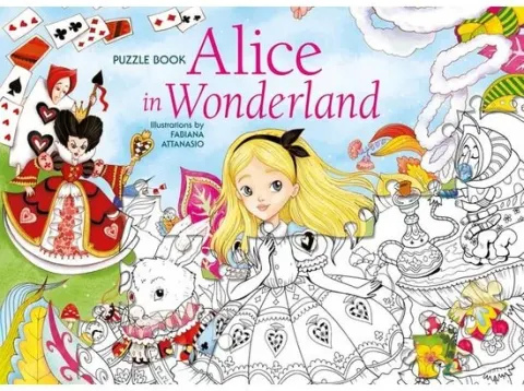 Coperta cărții Alice in Wonderland Puzzle Book