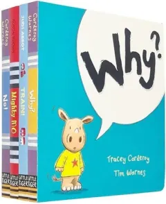 Coperta cărții My First Library of 4 Humorous Stories Collection (Why?, Train!, Mighty Mo & No!)